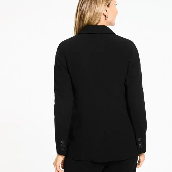 Talbots Easy Travel Suit (Blazer & Pants) - Black, Size 16 - Picture 5 of 7